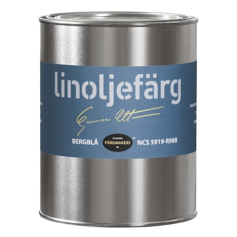 Linoljefärg Bergblå Ottosson