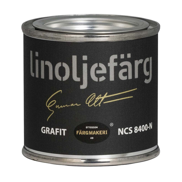 Linoljefärg Grafit Ottosson