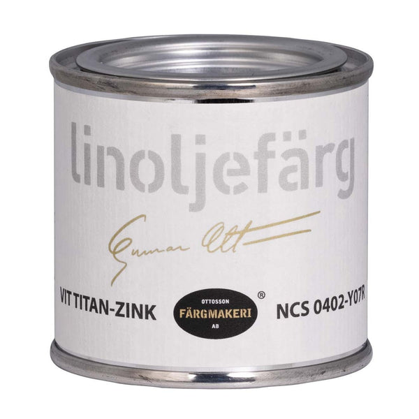 Linoljefärg Vit Titan-zink Ottosson