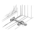 Vädringsbeslag inåtgående och utåtgående Fix 85/86 Assa