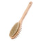 Bad- och massageborste i bambu 32 cm Spirella
