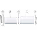 Väggventil TL100C teleskopisk Fresh