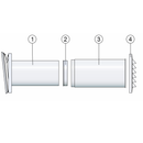 Väggventil TL100DE teleskopisk Fresh