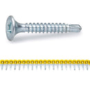 Gipsskruv stålregel bandad FZB elförzinkad 1000-pack FAST