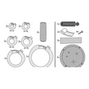 Tätningssats för rörgenomföring 10 st stosar Tollco