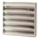 Ventilgaller aluminium med insektsnät Barebo