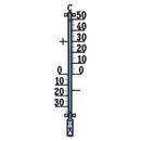Utomhustermometer metall 410x100 mm svart Viking