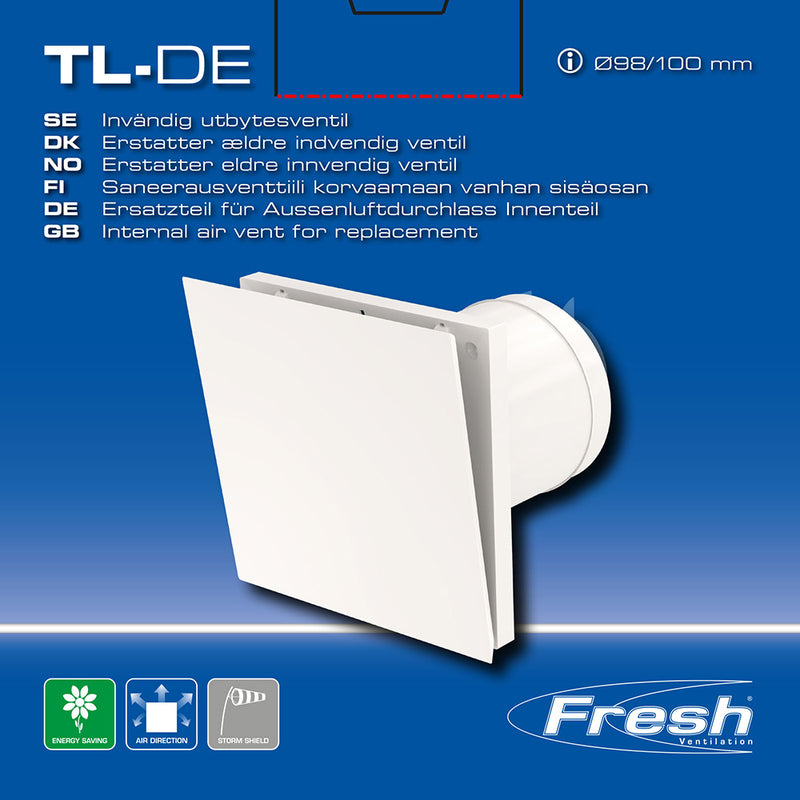 Ventildel invändig TL100D Energy Fresh