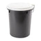 Toaletthink 35 liter med sits grå/vit Ø435 x 430 mm NPL