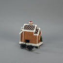 Juldekoration Pepparkakshus med LED och timer Konstsmide