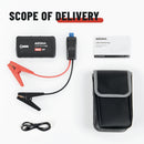 Startbooster 12V med powerbank 1500A och LED-ficklampa Absina