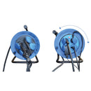 Kabelvinda 25 m IP44 4-vägs med neoprenkabel BlueElectric