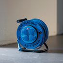 Kabelvinda 25 m IP44 4-vägs med neoprenkabel BlueElectric
