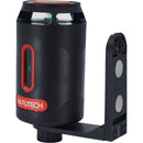 Multilinjelaser LL5505 grön 360° med väggfäste Futech