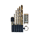 Bitsborrsats Pro Tin QC 6 delar Wemax