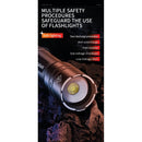 Ficklampa F3-T LED 600 lumen laddbar Superfire