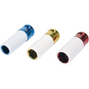 Hjulmutterhylssats 1/2" 17-21 mm för aluminiumfälgar Yato