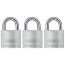 Hänglås 54TI/40 i titalium 3-pack 38 mm Abus