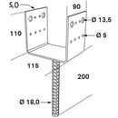 Stolphållare CSU FAST