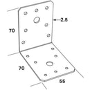Vinkelbeslag ABY rostfri FAST