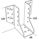 Balksko JH A4 rostfri FAST