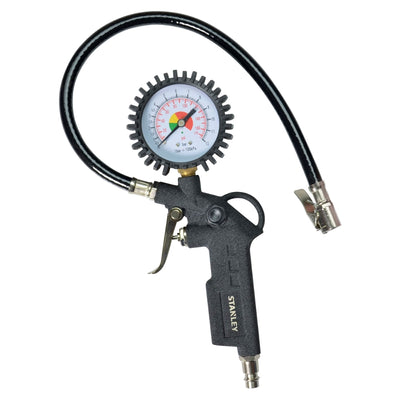 Luftpåfyllare med manometer 10 bar 1/4 tum Stanley