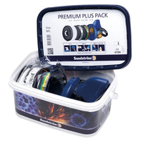 Halvmask SR 100 startkit med filter ABEK1 och P3 Sundström