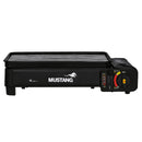 Campinggrill gasol 1,8 kW med väska Mustang