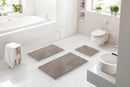 Badrumsmatta Ferya beige med halkskydd Grund