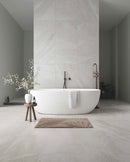 Badrumsmatta Ferya beige med halkskydd Grund