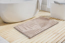Badrumsmatta Ferya beige med halkskydd Grund