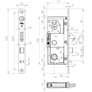 Digitalt låshus Dormakaba dKey V2 med alla tillbehör