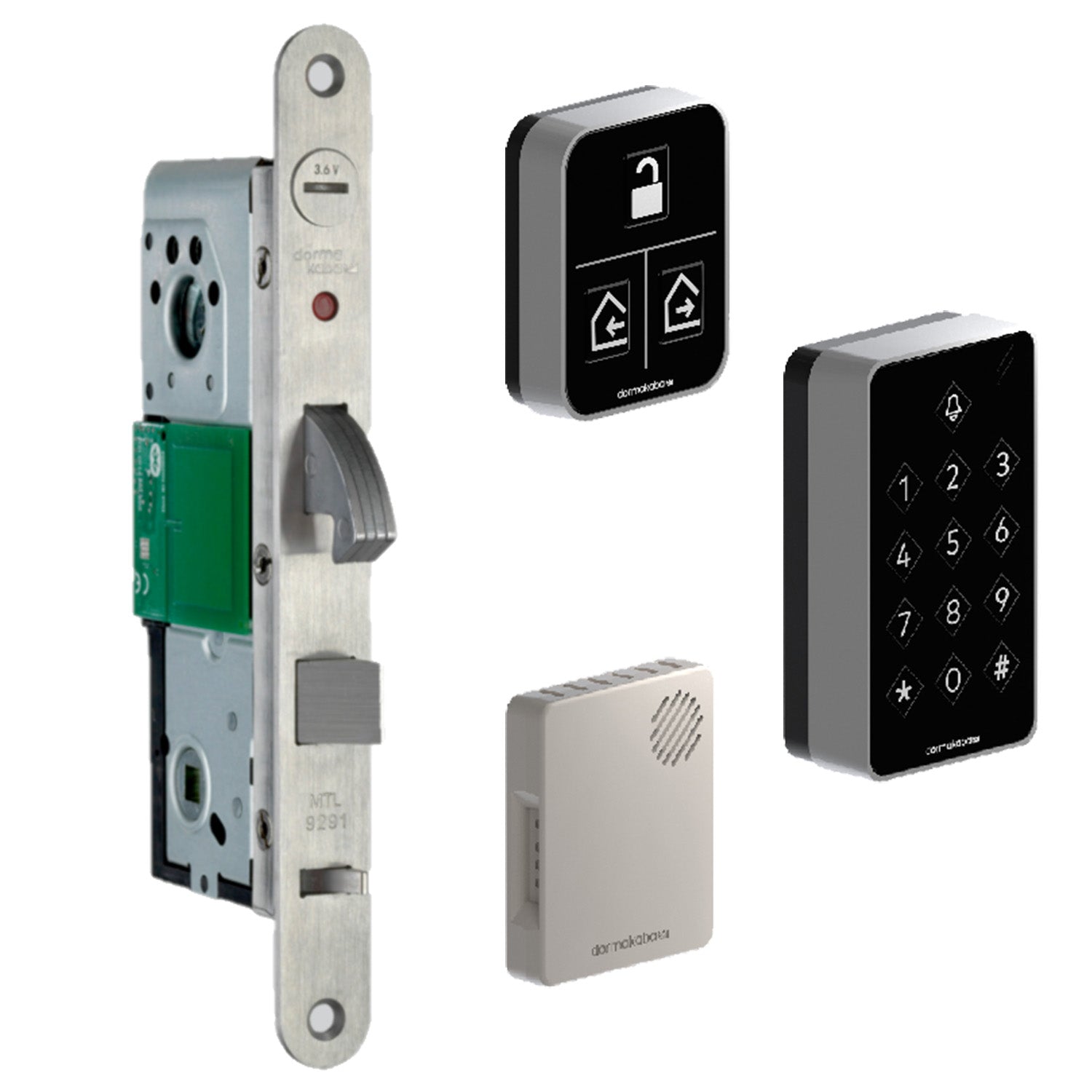 Digitalt låshus Dormakaba dKey V2 med alla tillbehör | Byggahus.se Shop