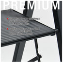 Trappstege stålram svart Spirella