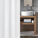 Duschdraperi Sanna beige/vit-randigt Kleine Wolke