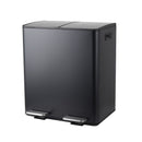 Avfallskärl Aliya borstad svart Spirella