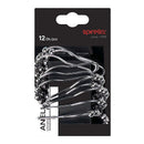 Draperiringar Anello krom 3,5x6 cm 12-pack Spirella
