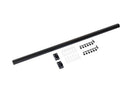 Draperiskena rak svart 180 cm Stabil