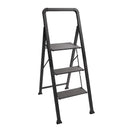 Trappstege stålram svart Spirella