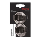 Draperiringar Ringo krom 5 cm 12-pack Spirella