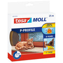 Tätningslist P-profil brun EPDM-gummi Tesa