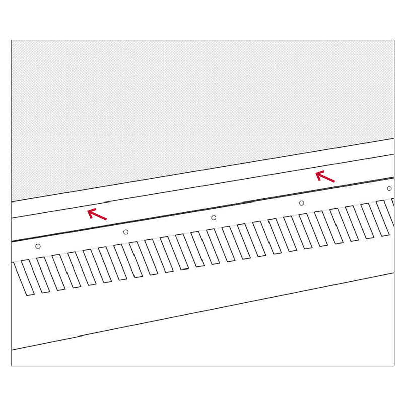 Musstopp museband för ny panel 45° 28 mm x 1 meter 10-pack TJB
