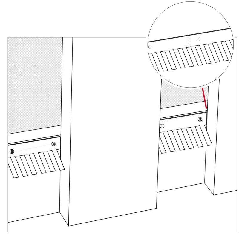 Musstopp museband för ny panel 45° 40 mm x 1 meter 10-pack TJB