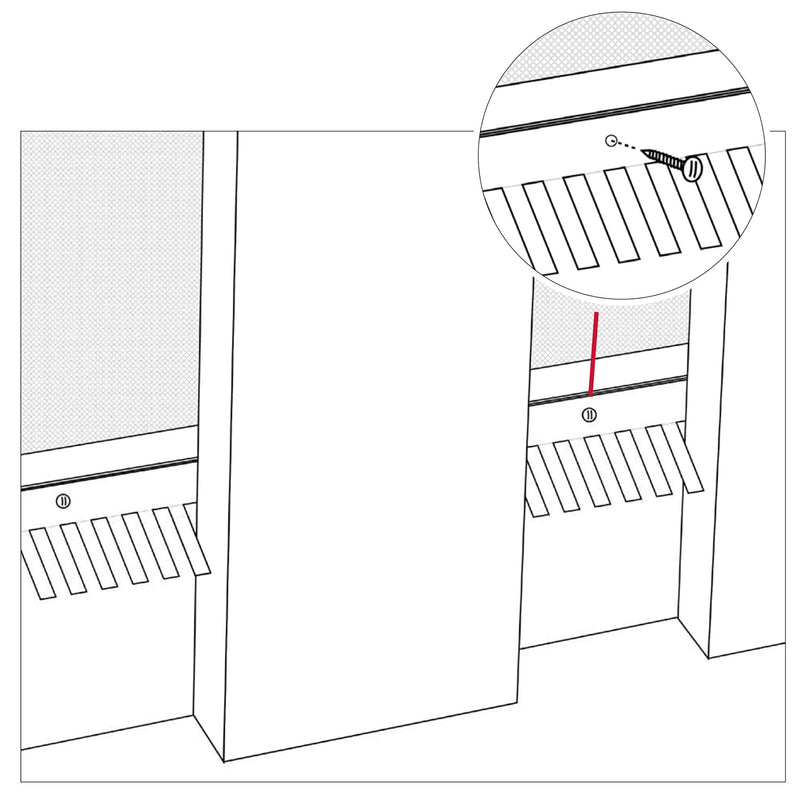 Musstopp museband för ny panel 45° 28 mm x 1 meter 10-pack TJB