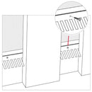 Musstopp museband för ny panel 45° 55 mm x 1 meter 10-pack TJB