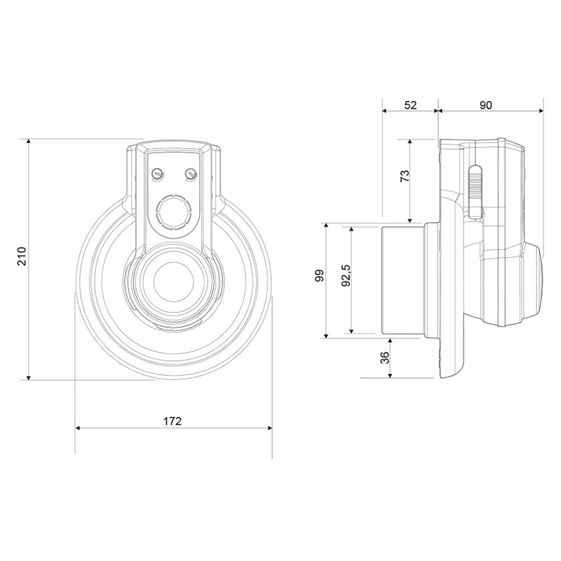 Badrumsfläkt PASSAD 30 PAX