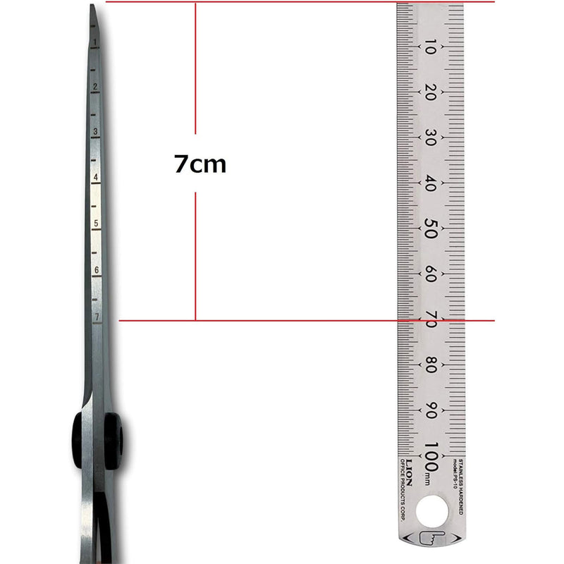 Papperssax Professionell Bond Free med linjal 210 mm Canary