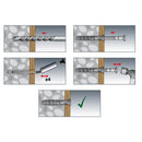 Spikplugg A2 rostfri 50-pack FAST