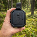 Nödradio med 10000 mAh powerbank, lampa, solcell och vevgenerator