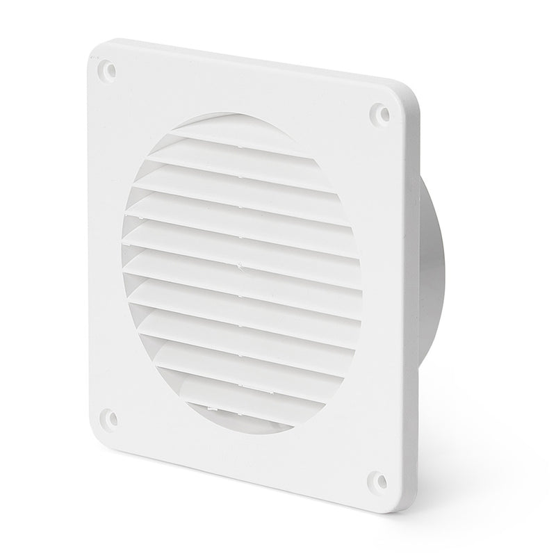 Ytterväggsgaller 100 vit Pax